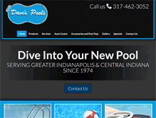 Tablet Screenshot of davespools.com